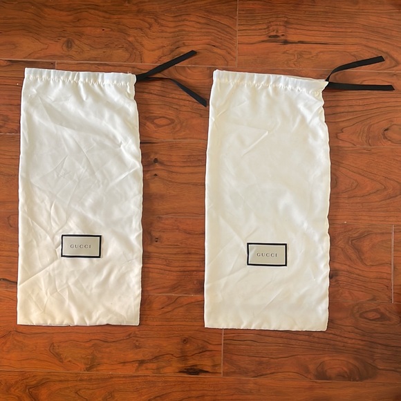 Authentic Gucci Brown GG Suede with Gold Hardware Mid High Heel Shoes - Picture 14 of 16